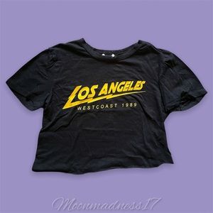 Brandy Melville Los Angeles crop top⚡️